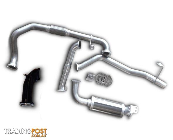 2.5" Turbo-Back Exhaust System for 2.4lt Turbo Diesel Toyota Landcruiser BJ70...