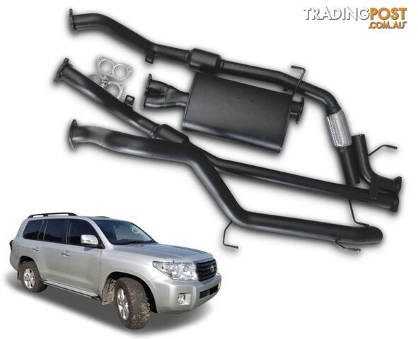 2.5" to 3" Turbo-Back Stainless Steel Exhaust System for 4.5lt V8 Turbo Diesel...