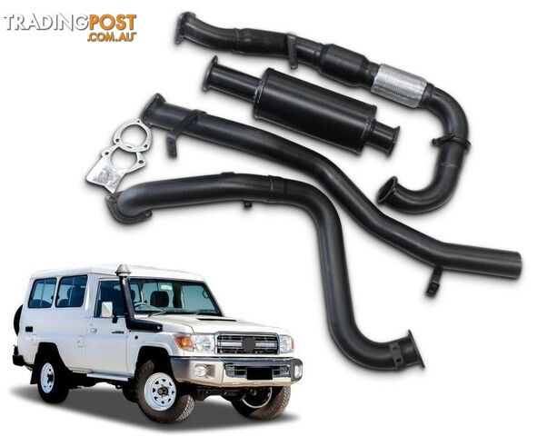 3" Turbo-Back Exhaust System for 4.5lt V8 Turbo Diesel Toyota Landcruiser 78...