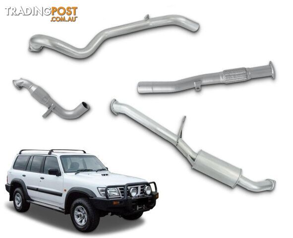 3" Turbo-Back Stainless Steel Exhaust System for 3.0lt Common Rail Nissan Patrol...