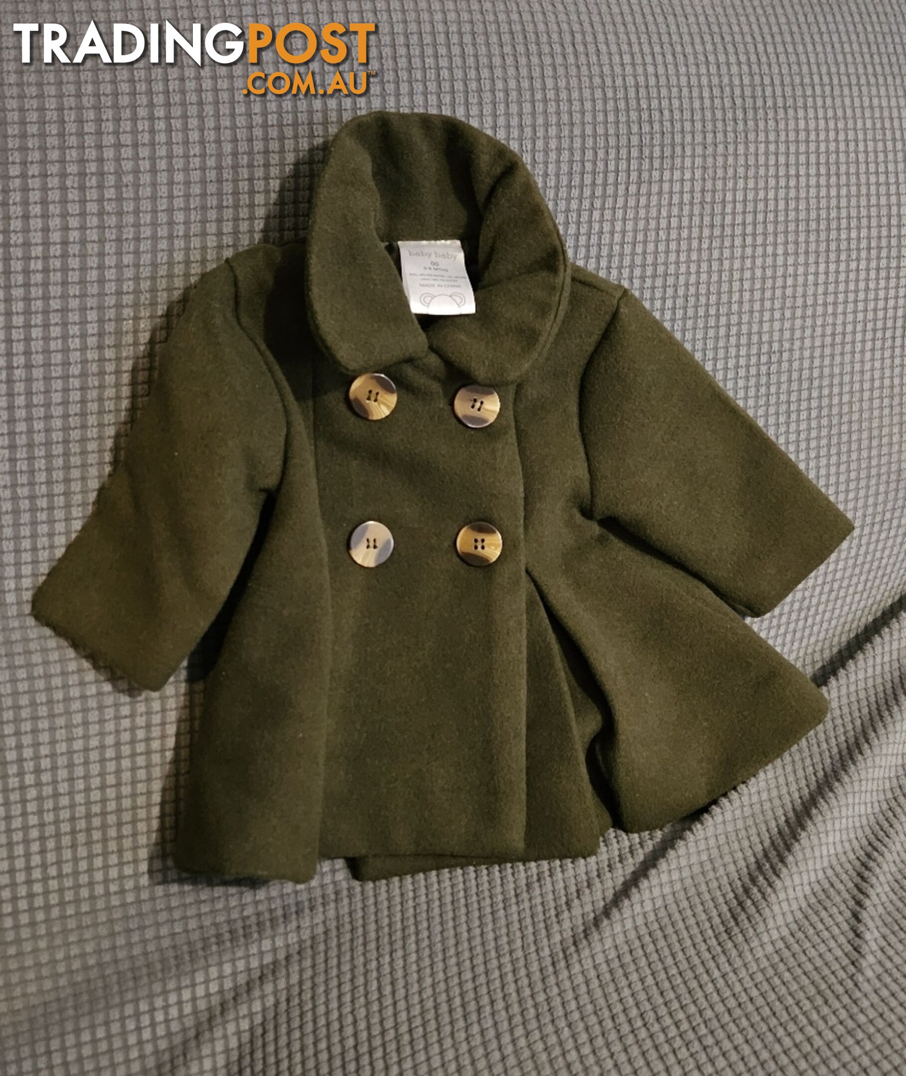 Green woollen jacket