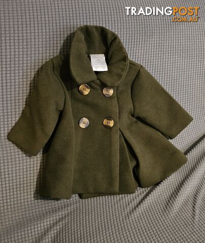 Green woollen jacket