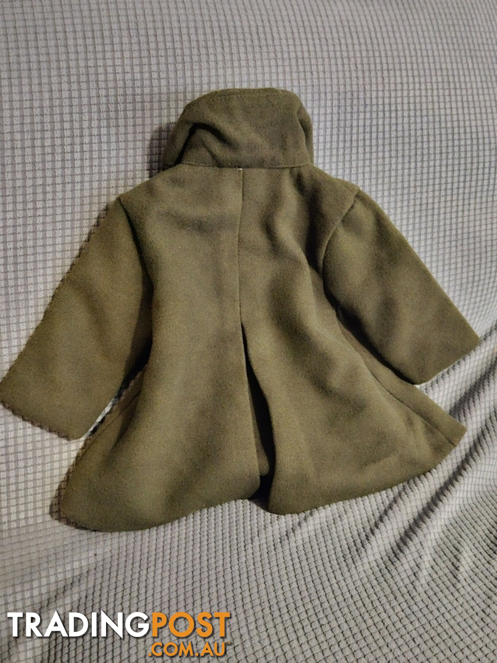 Green woollen jacket