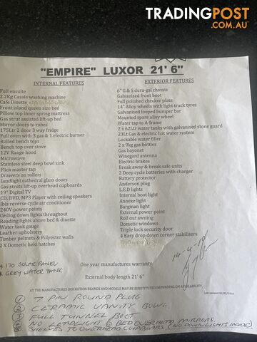 2011 Empire Luxor