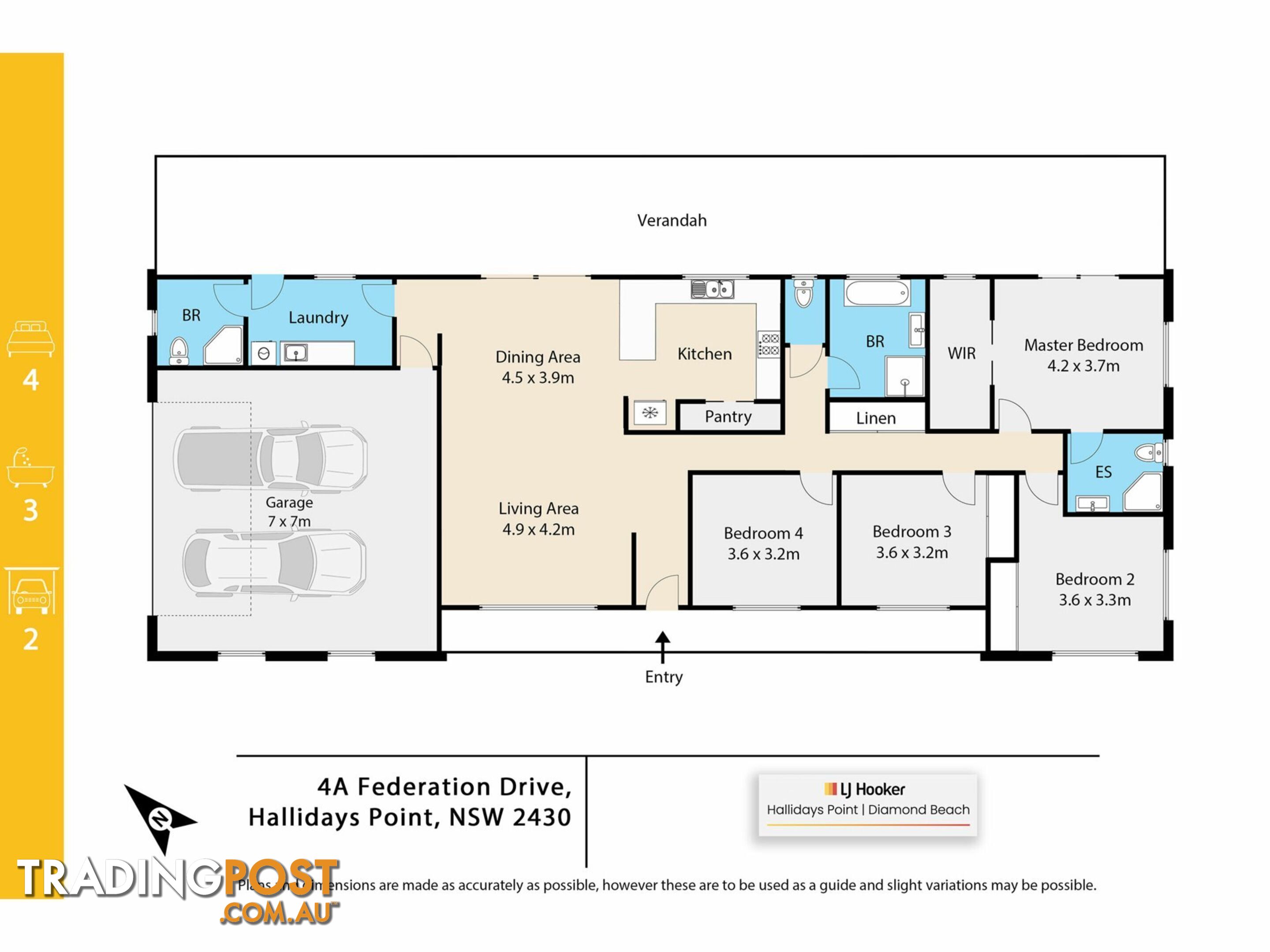 4a Federation Drive HALLIDAYS POINT NSW 2430