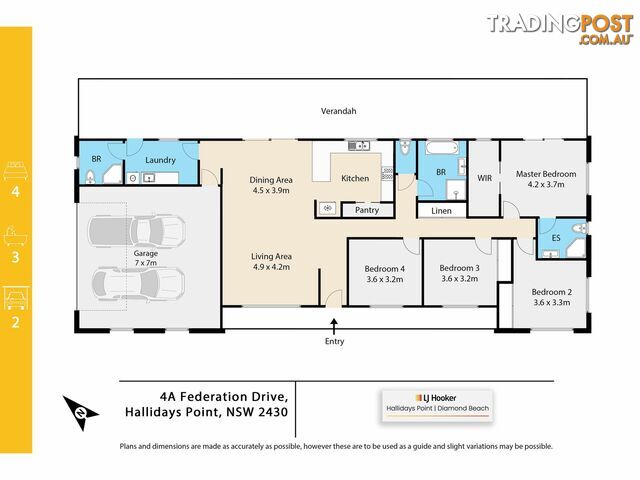 4a Federation Drive HALLIDAYS POINT NSW 2430