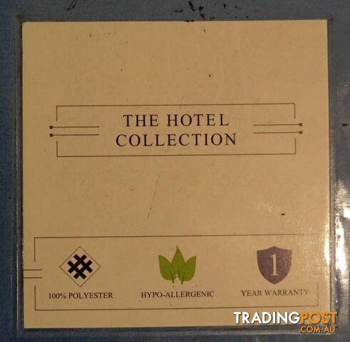 Mid Blue King Quilt cover set By The Hotel Collection 100% Poly - photo 2 of 3
