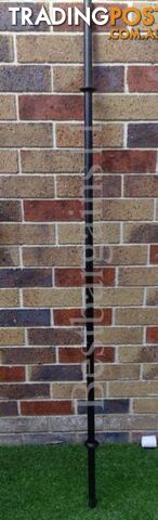 Standard weight bar 25mm 5', black suitable for home use or pump - photo 3 of 4