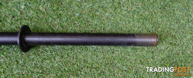Standard weight bar 25mm 5', black suitable for home use or pump