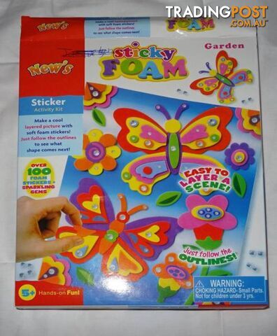 5 Butterfly Foam activity packs, girls Party bag fillers birthday