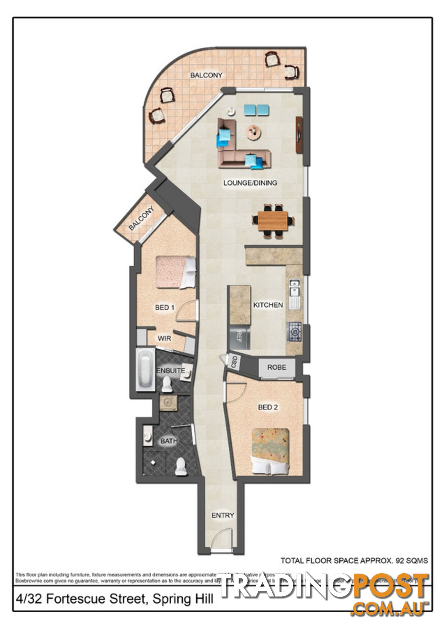 4/32 Fortescue Street SPRING HILL QLD 4000