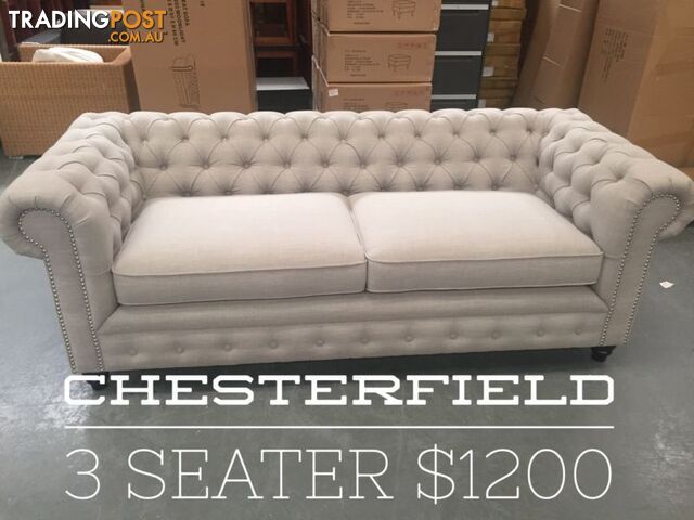 Chesterfield Style Sofas - 50% off RRP