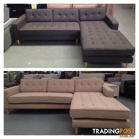 Brand New Fabric Chaise Lounges