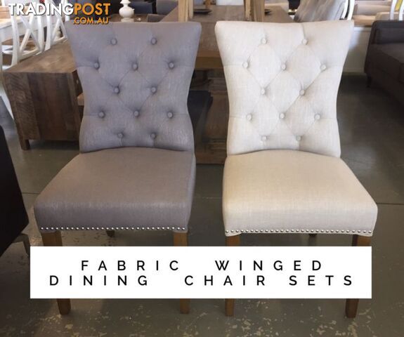 Stunning Winged Dining Chair Sets - 50% off RRP