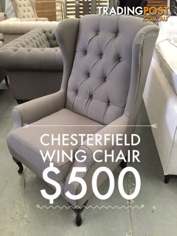 Brand New Wing Chairs - 50% off RRP