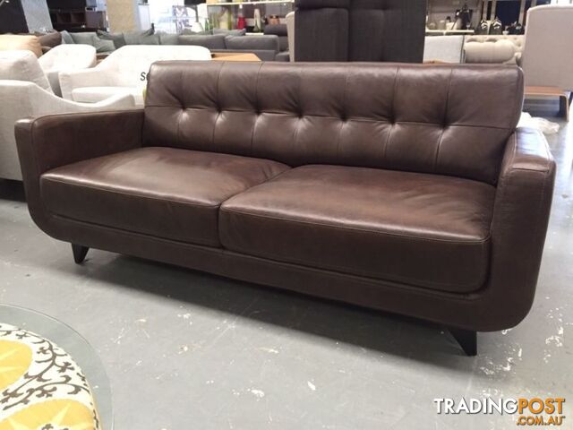 Leather 2.5 Seat Sofa - Factory 2nd