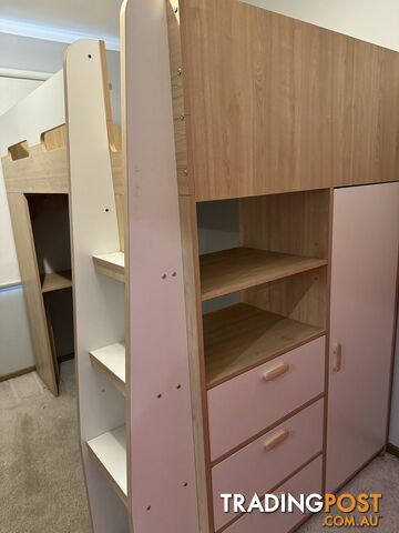 King single loft bed