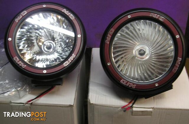 HID Lights 7", Spot or Flood beam, 12V, 55W, 1 pair - photo 2 of 6