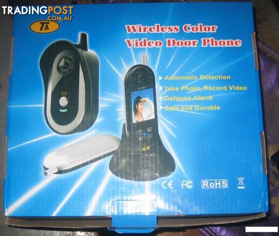 New Wireless Colour Video Door Phone, (2 kit's available)