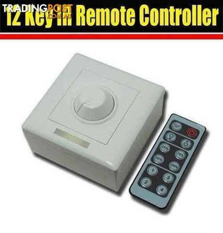 12v, Dimmer for LED lights with remote control