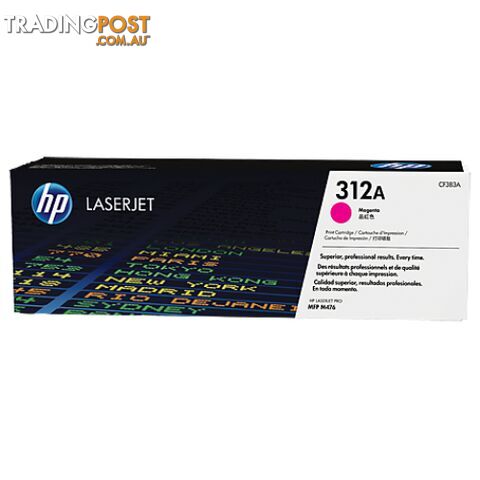 Hewlett-Packard CF383 Magenta Toner (312A) - Hewlet Packard - HP CF383A MAGENTA...
