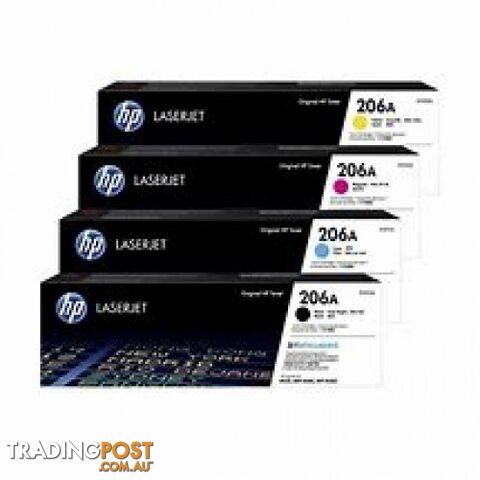 Hewlett-Packard W2111A Cyan Toner [# 206A] - Hewlet Packard - HP W2111A CYAN -...