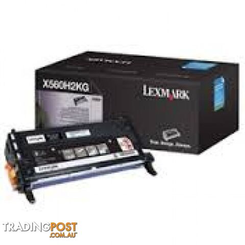 Lexmark Prebate Toner X560H2KG Black - Lexmark - LX X560H2KG Black - 1.00kg