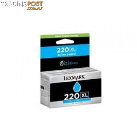 Lexmark #220 14L0175AAN CYAN HIGH yield Ink - Lexmark - LX 220XL CYAN - 0.00kg