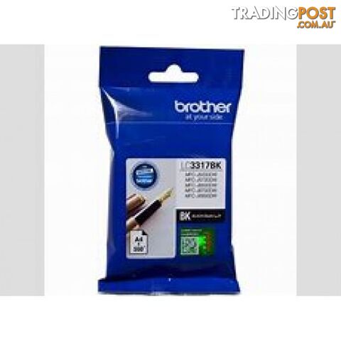 Brother LC3317BK Black Ink Cartridge for MFC-J5330DW MFC-J5730DW MFC-J6530DW MFC-J6930DW - Brother - LC3317 Black - 0.07kg