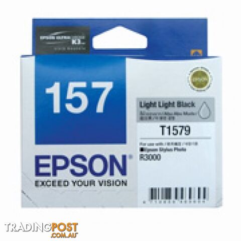 EPSON 157 C13T157990 LITE LITE BLACK Ink Cartridge - Epson - EPSON 157 LL BLACK...
