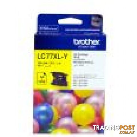 Brother LC77XLY High capacity Yellow Ink cartridge for MFC-J6510 MFC-J6710 MFC-J6910 - Brother - LC77XLY - 0.60kg