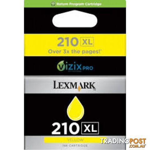 Lexmark #220 14L0177AAN YELLOW HIGH yield Ink - Lexmark - LX 220XL YELLOW -...