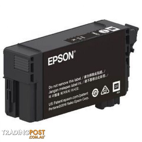 Epson C13T40S100 40SB Ultra Chrome Black 40S XD2 50ml for T3100 T3160 T5160 - Epson - Epson 40S Black - 0.00kg