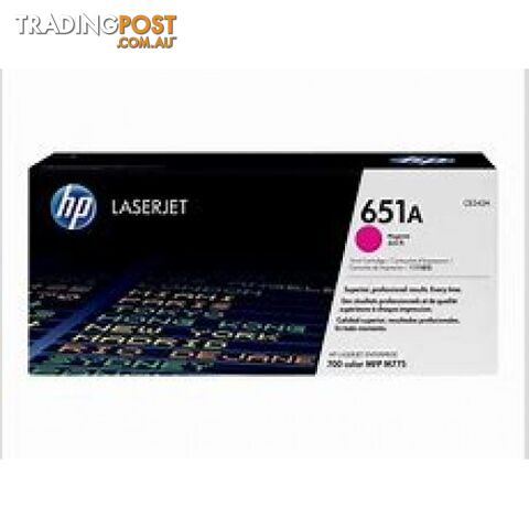 Hewlett-Packard CE343A Magenta Toner Cartridge [#651A] - Hewlet Packard - HP CE343A Magenta - 1.00kg