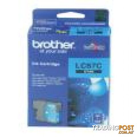Brother LC38C  Cyan Ink Cartridge for DCP-375CW MFC-257CW - Brother - LC38C - 0.05kg