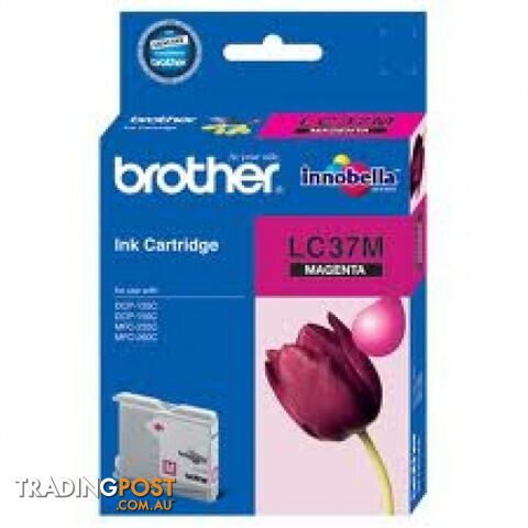 Brother LC37M Magenta Ink Cartridge for MFC235C MFC260C - Brother - LC37M - 0.06kg