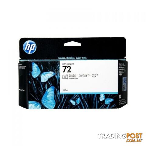 Hewlett Packard #72PBK Photo Black Ink Cartridge for DesignJet T790 - Hewlet Packard - HP 72 Photo Black - 0.00kg