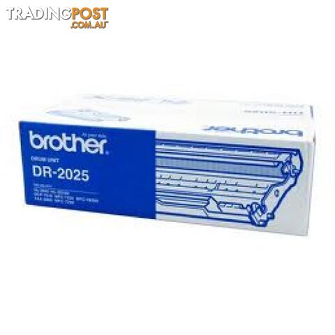 Brother DR-2025 Drum Unit for mfc7420 mfc7820 fax2820 fax2920 - Brother - DR-2025 - 0.74kg