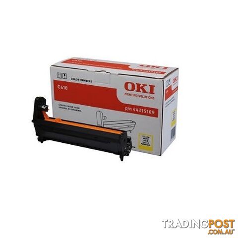 OKI 44315309 YELLOW TONER for C610 - OKI - OKI C610 Y TONER - 0.00kg