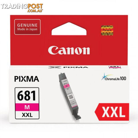 Canon CLI-681XXL Super High Yield MAGENTA INK CARTRIDGE for TR-7560 TS-6160...