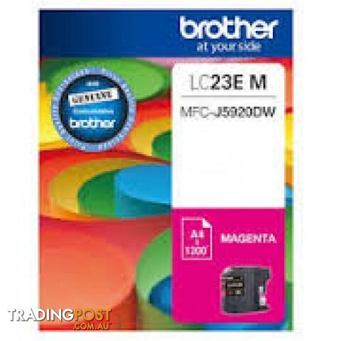 Brother LC23eM Magenta Ink - Brother - LC23e-Magenta - 0.00kg
