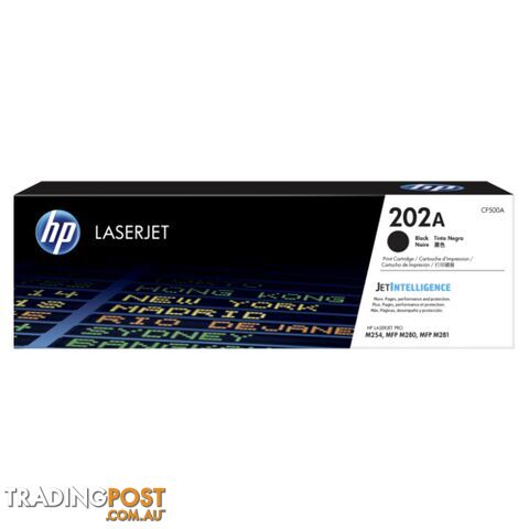 Hewlett-Packard CF500X Black Toner (# 202X) High Yield - Hewlet Packard - HP CF500X BLACK - 0.00kg