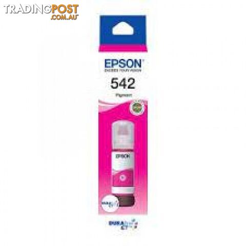 Epson C13T06A392 Magenta INK BOTTLE T542 for EcoTank Workforce ET-16600 - Epson - Epson 542 Magenta Ink - 0.20kg
