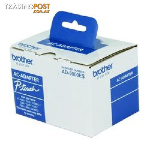 Brother AD-5000 Mains Adaptor for P-Touch Label Printers - Brother - AD-5000 - 0.32kg