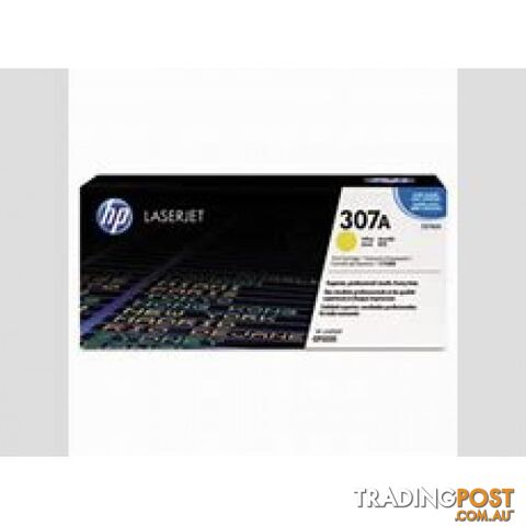 Hewlett-Packard CE742A Yellow Toner Cartridge [#307A] - Hewlet Packard - HP CE742A Yellow - 1.00kg