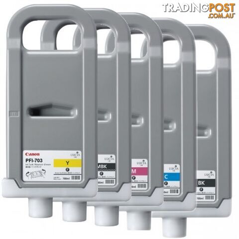 Canon PFI-703Y Yellow Ink for IPF-810 IPF-815 IPF-820 IPF-825 - Canon - PFI-703...
