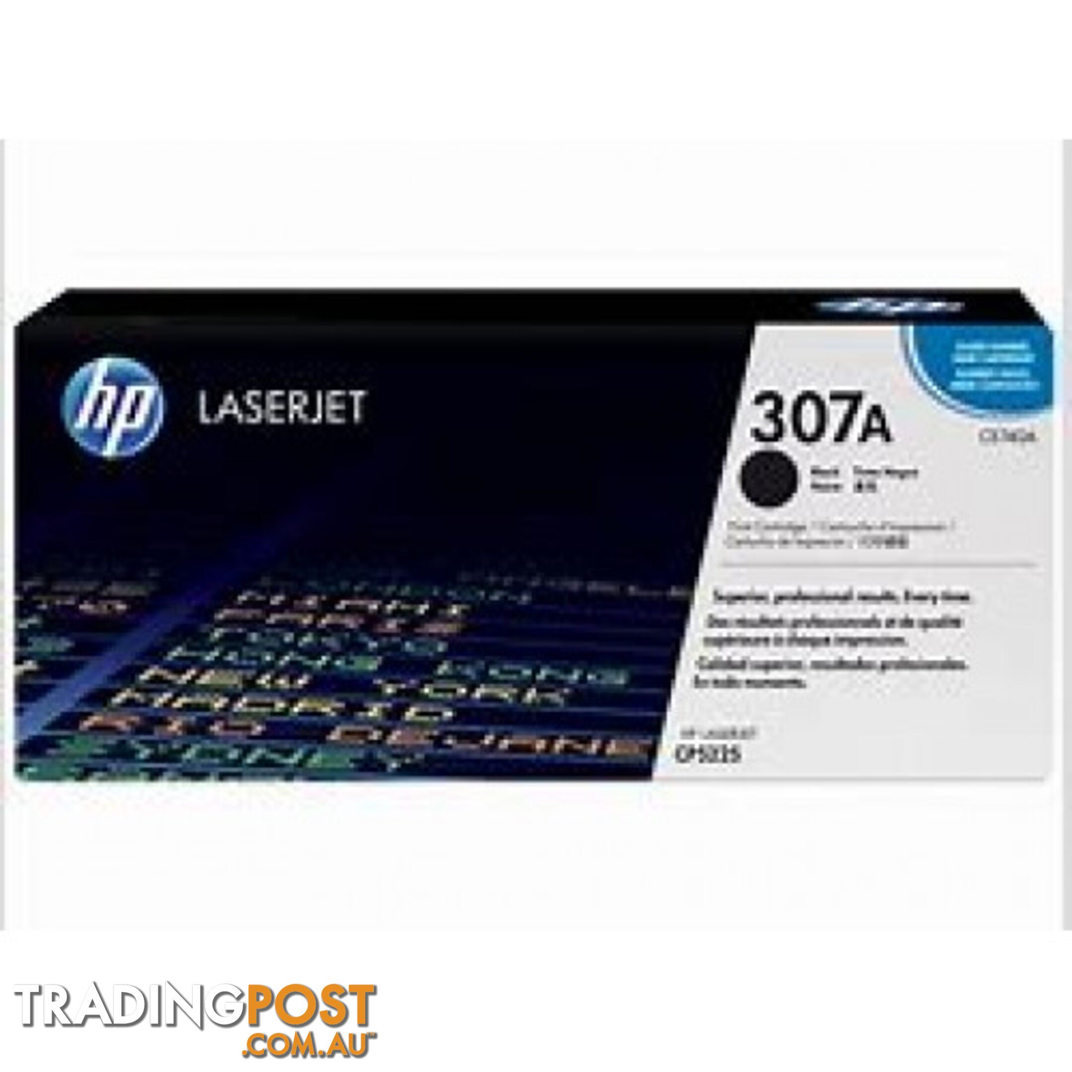 Hewlett-Packard CE740A Black Toner Cartridge [#307A] for CP5225 - Hewlet Packard - HP CE740A Black - 1.00kg