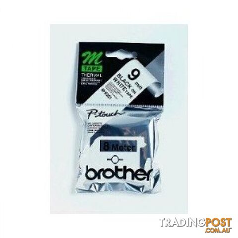Brother M-K233 12mm Blue-on-White M-Tape - Brother - M-K233 - 0.05kg