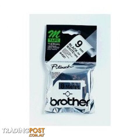 Brother M-K233 12mm Blue-on-White M-Tape - Brother - M-K233 - 0.05kg