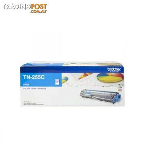 Brother TN-255C Cyan Toner for HL3150 HL3170 MFC9140 MFC9330 MFC9340 - Brother -...
